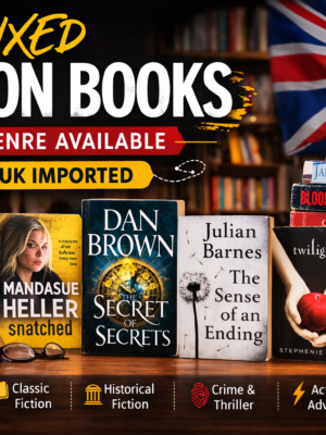 Preloved Imported Fiction Books Lot – Mixed Genre | UK Imported