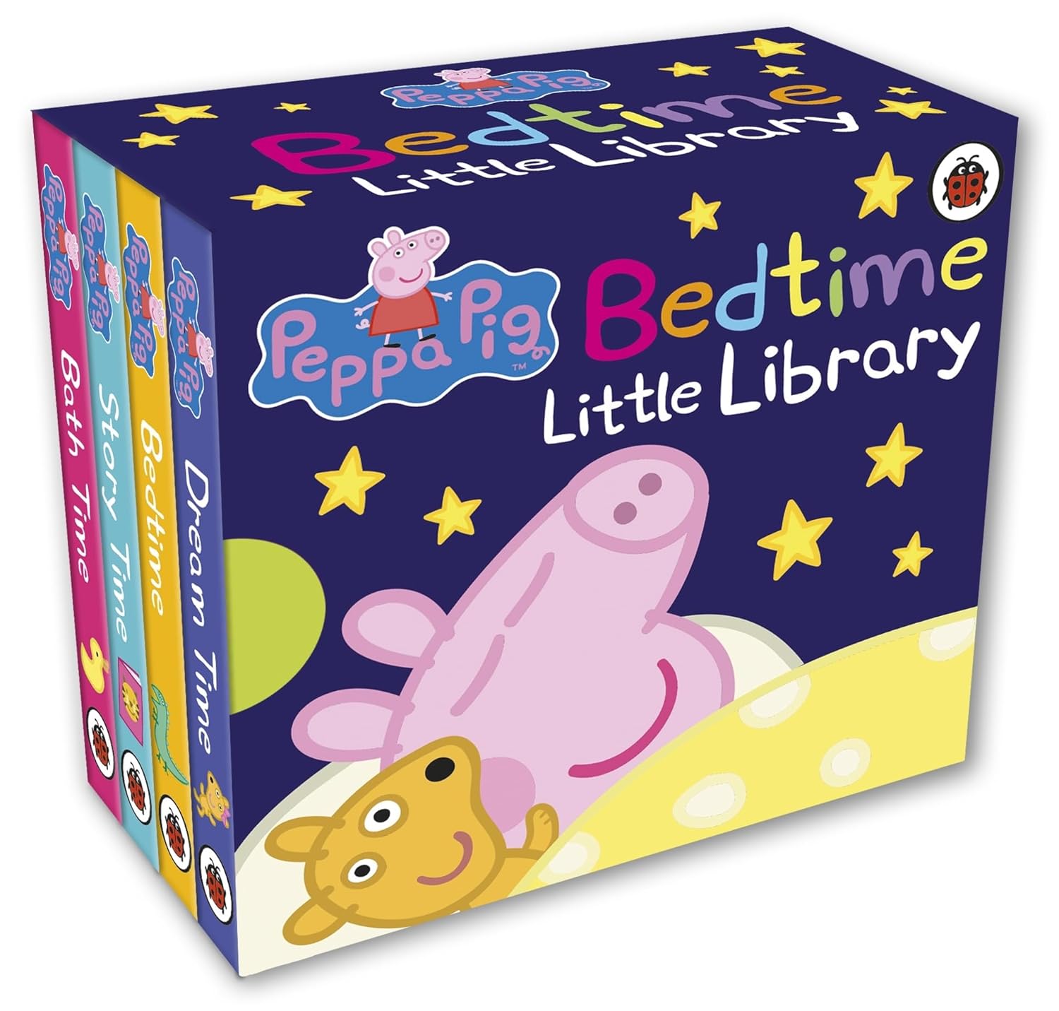 Peppa Pig Bedtime Little Library | Kids Board Book Set for Bedtime Stories